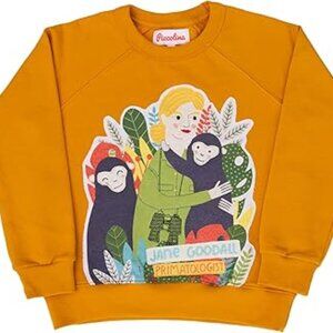 Piccolina Jane Goodall Sweatshirt Size 12